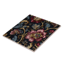 Luxury Indian Floral Vintage Royal Kakelplatta