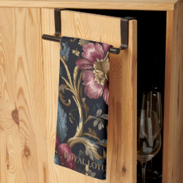 Luxury Indian Floral Vintage Royal Kökshandduk