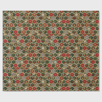 Luxury Japanese Christmas Kikkou Wrapping Paper Presentpapper