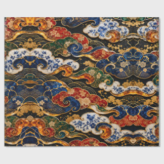 Luxury Japanese Zuiun Cloud Wrapping Paper Presentpapper