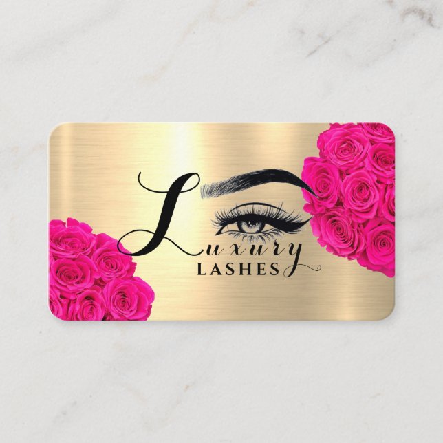 Luxury Lash Visitkort (Framsida)