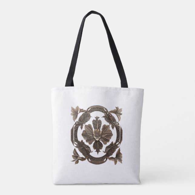 Luxury Leather Tote Bag for Everyday Use Tygkasse (Baksida)