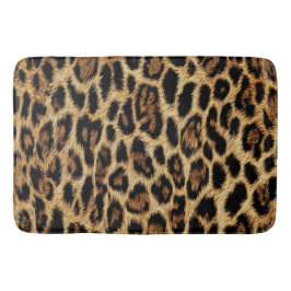 Luxury Leopard Skin Elegant Wild Animal Fur Design Badrumsmatta