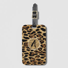 Luxury Leopard Skin Elegant Wild Animal Fur Design Bagagebricka