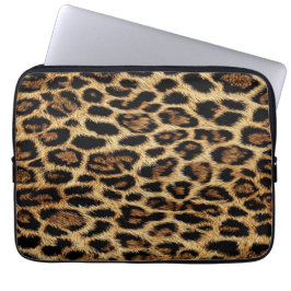 Luxury Leopard Skin Elegant Wild Animal Fur Design Laptop Fodral