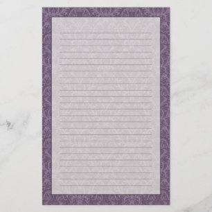 Luxury Lila Tapet Brevpapper