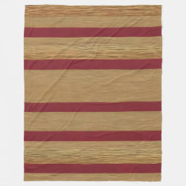 Luxury Linen Modern Burgundy Guld Collection Fleecefilt