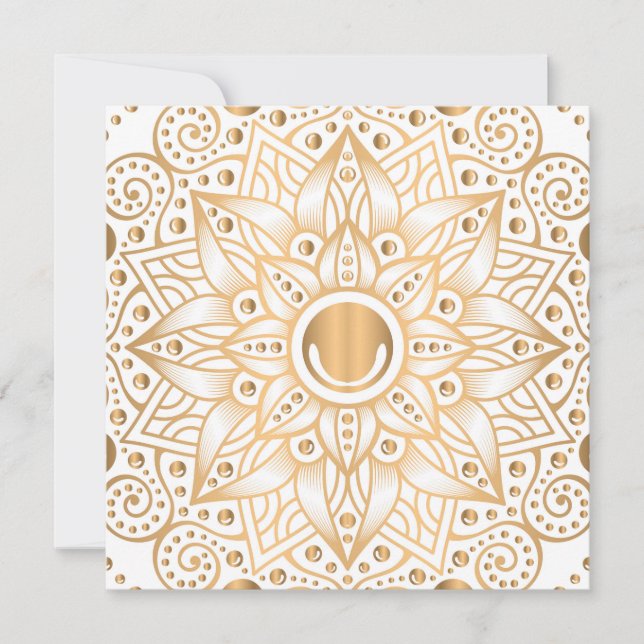 Luxury Mandala 11 Julkort (Framsida)