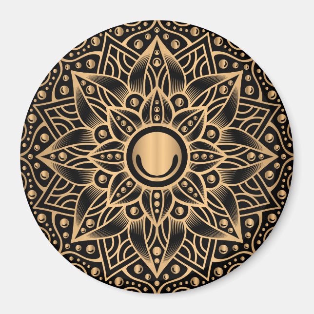Luxury Mandala 12 Magnet (Framsidan)