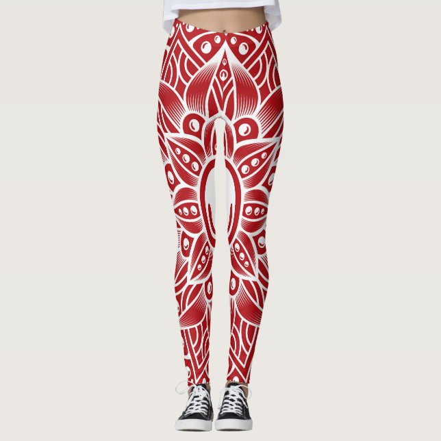 Luxury Mandala 15 Leggings (Framsida)