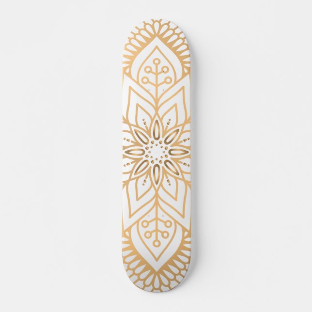 Luxury Mandala 31 Mini Skateboard Bräda 18,5 Cm (Framsida)