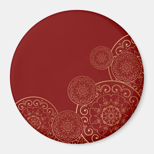 Luxury Mandala 50 Magnet (Framsidan)