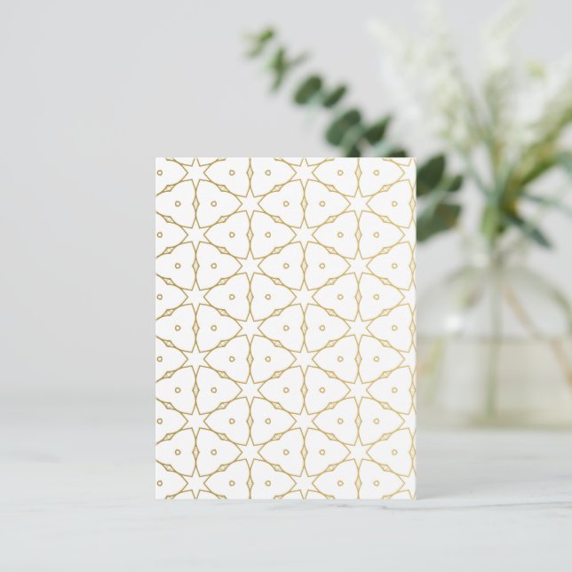Luxury Mandala 52 Helg Vykort (Stående Fram)