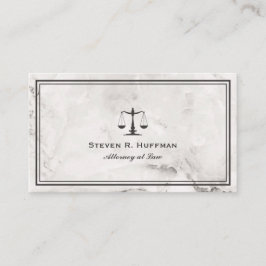 Luxury Marble Attorney Professionell Visitkort