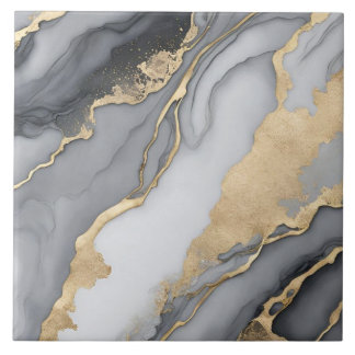 Luxury Marble Gold Swirl Ceramic Tile  Kakelplatta