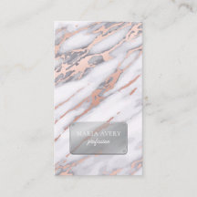 Luxury Marble Ro Guld Metallic