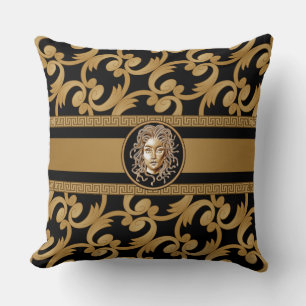 Luxury Medusa Baroque Guld Kudde