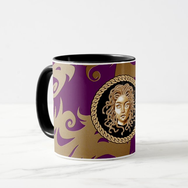 Luxury Medusa Baroque Mugg (Framsida vänster)