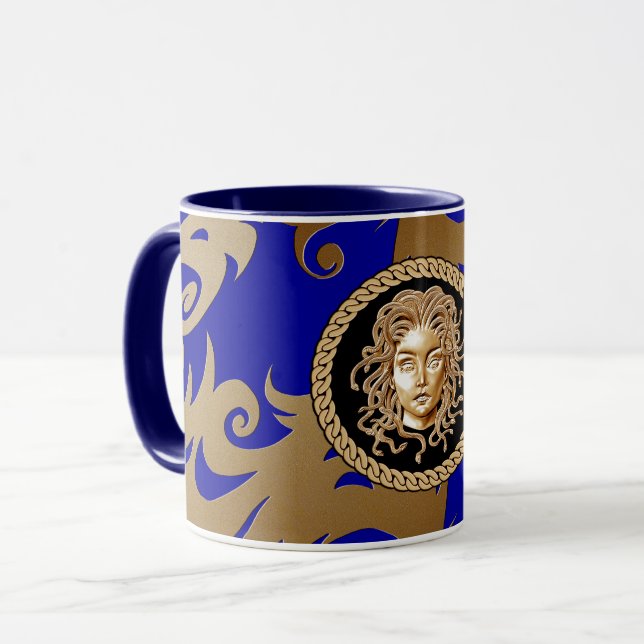 Luxury Medusa Baroque Mugg (Framsida vänster)