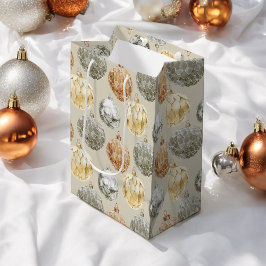 Luxury Metallic Ornaments on Neutralt Beige