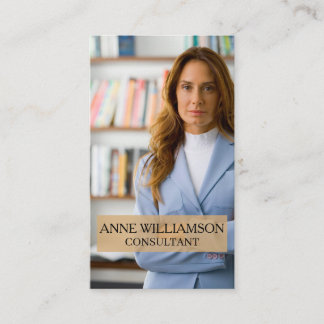 Luxury Minimal Modern Professional Photo Business Visitkort