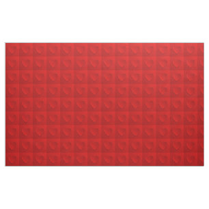 Luxury Modern Elegant Red Heart Tyg