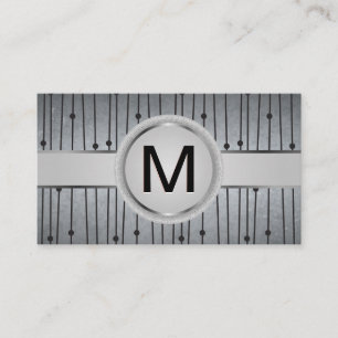 Luxury Monogram Band   ABSTRAKT MÖNSTER Visitkort