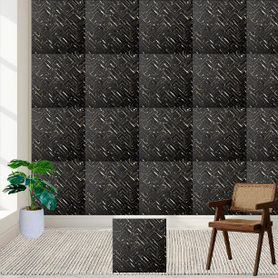 Luxury Mörk Black Glitter Contemporary Glamous Kakelplatta