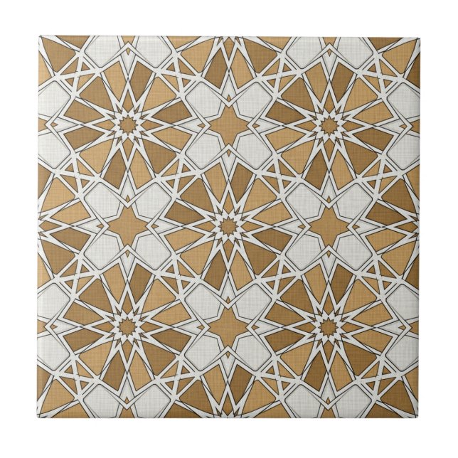 Luxury Moroccan Zellige Mosaic Pattern Kakelplatta (Framsidan)
