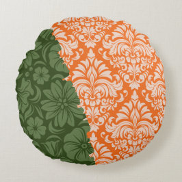 Luxury Ornamental Inslag Rund Kudde