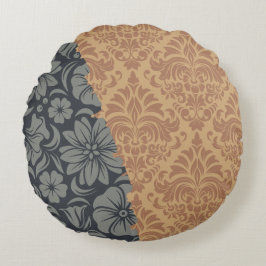 Luxury Ornamental Inslag Rund Kudde