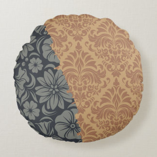 Luxury Ornamental Inslag Rund Kudde