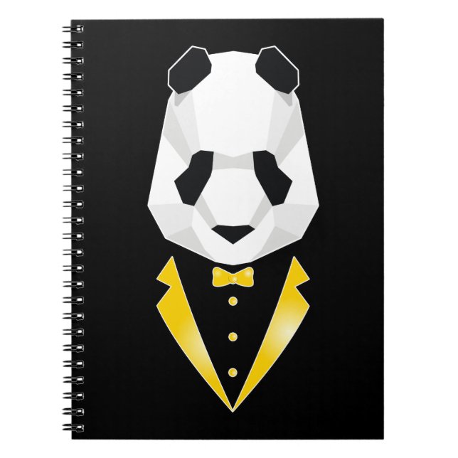 Luxury Panda Anteckningsbok (Framsidan)