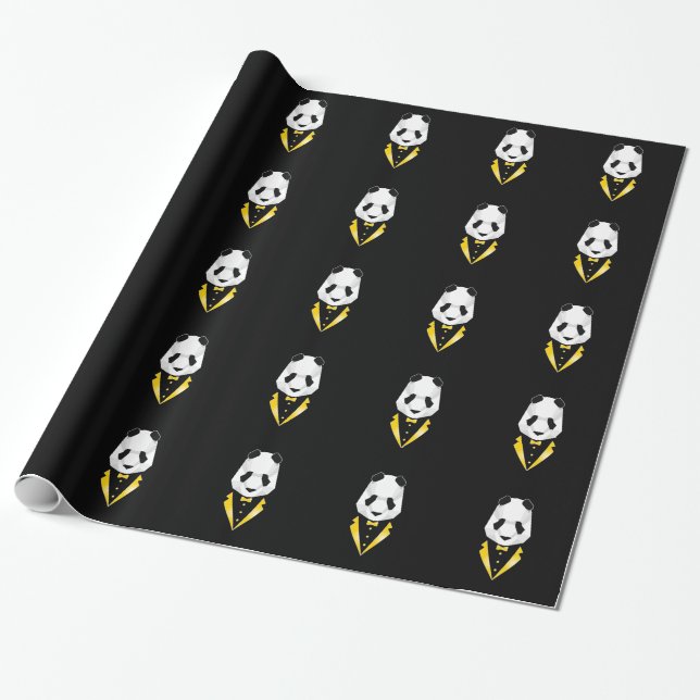 Luxury Panda Presentpapper (Utrullad)