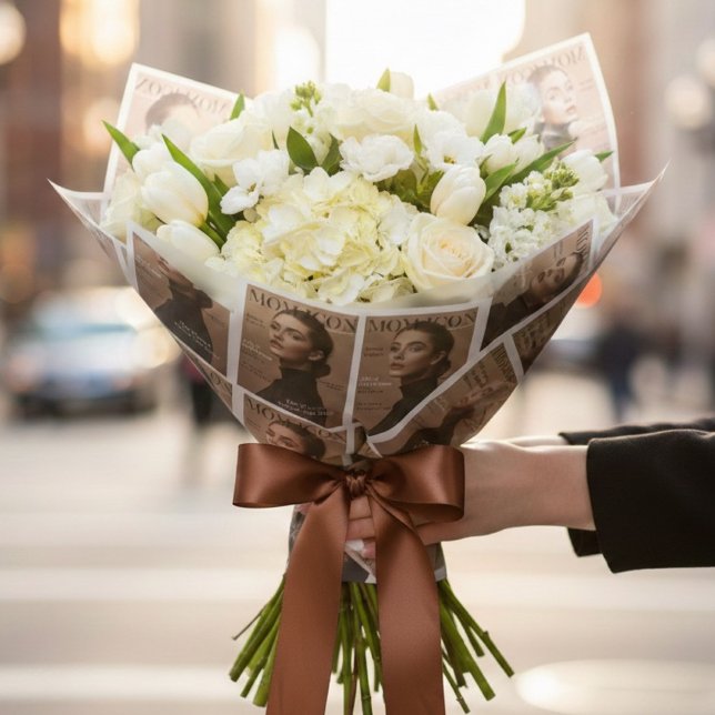 Luxury Personalized Mom Photo Custom  Presentpapper (Skapare uppladdad)