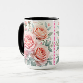 Luxury Pink Roses Beautiful Popular Collection Mugg