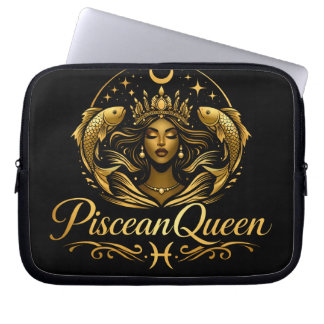 Luxury Piscean Queen Electronics Bag Laptop Fodral