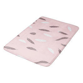 Luxury Popular Feathers Boho Collection Badrumsmatta