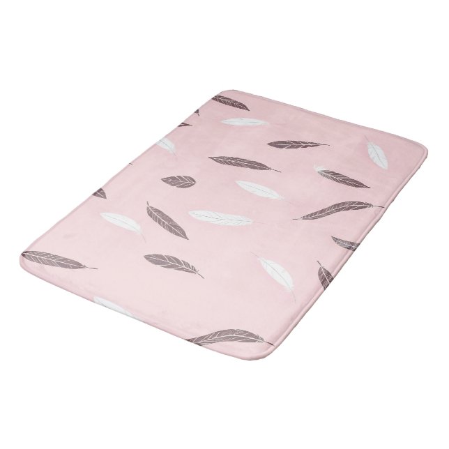 Luxury Popular Feathers Boho Collection Badrumsmatta (Vinklad)