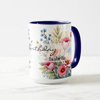 Luxury Popular Wildflowers Beautiful Collection Mugg