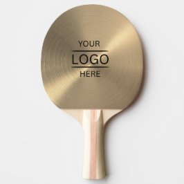 Luxury & Profession Guld Metallic Ping Pong Paddle Pingisracket