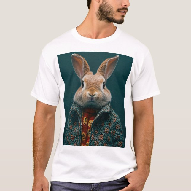 Luxury Rabbit T Shirt (Framsida)