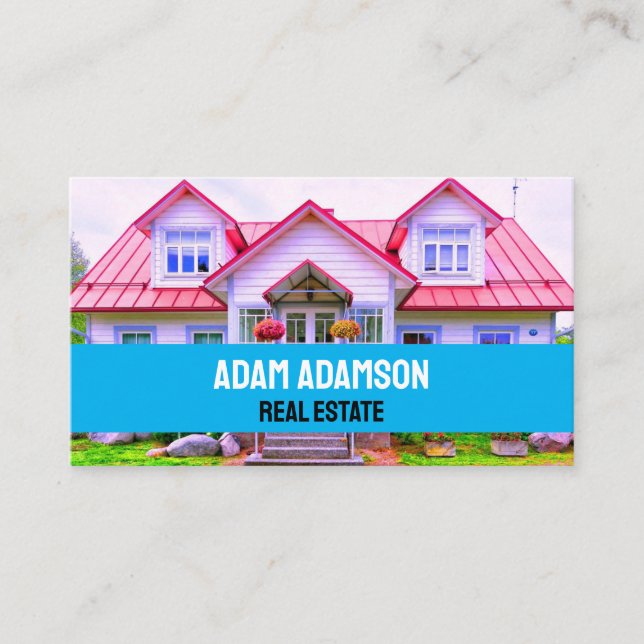 Luxury Real Gods (QR-kod) Best House Realtor Visitkort (Framsida)