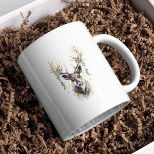 Luxury Reindeer, fira julens magi Kaffemugg