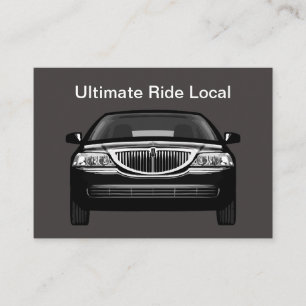 Luxury Ride Hailing Taxi bil Service Visitkort