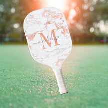 Luxury Ro Gold Foil Marble Monogram