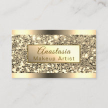 Luxury Ro Guld Chunky Glitter Makeup Artist