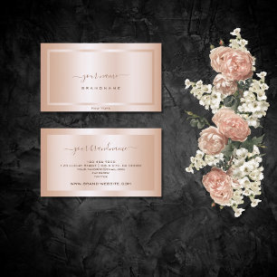 Luxury Ro Guld Effect med Ram Professionell Visitkort