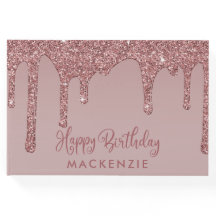 Luxury Ro Guld Glitter Drives Birthday