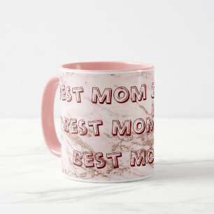 Luxury  Ro Rosa Glitter Marble Customize Mugg